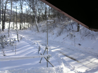 長野県菅平高原 ゆたか山荘 東側(坂下) 2025/12/29 10:45