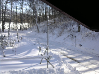 長野県菅平高原 ゆたか山荘 東側(坂下) 2025/12/29 11:30
