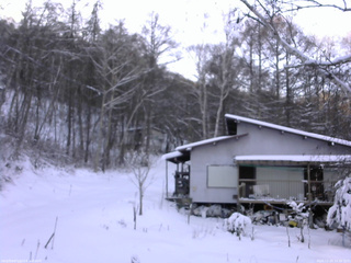 長野県菅平高原 ゆたか山荘 西側(坂上) 2025/12/29 14:30