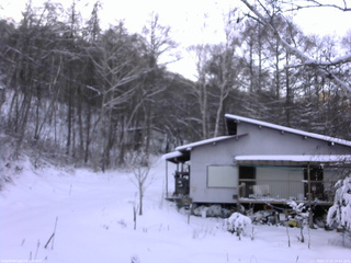 長野県菅平高原 ゆたか山荘 西側(坂上) 2025/12/29 14:45