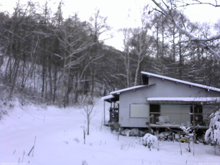 長野県菅平高原 ゆたか山荘 西側(坂上) 2025/12/29 15:15
