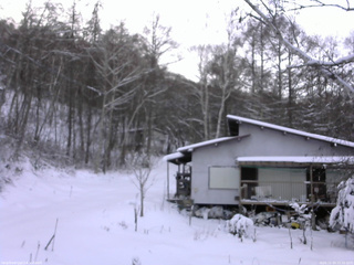 長野県菅平高原 ゆたか山荘 西側(坂上) 2025/12/29 15:30