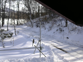 長野県菅平高原 ゆたか山荘 東側(坂下) 2025/12/30 11:30