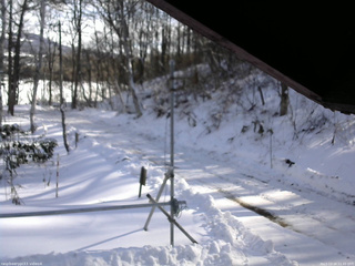 長野県菅平高原 ゆたか山荘 東側(坂下) 2025/12/30 11:45