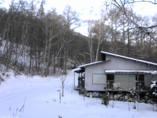 長野県菅平高原 ゆたか山荘 西側(坂上) 2025/12/31 14:00