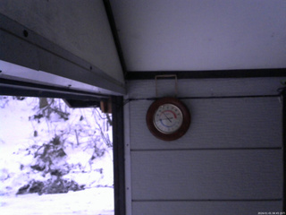 長野県菅平高原 ゆたか山荘 温度計 2026/01/01 06:45