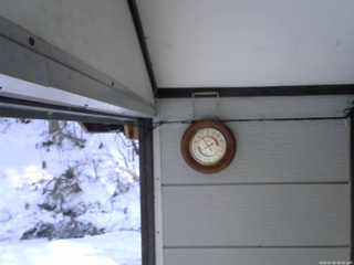 長野県菅平高原 ゆたか山荘 温度計 2026/01/01 09:45