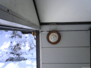 長野県菅平高原 ゆたか山荘 温度計 2026/01/01 10:45