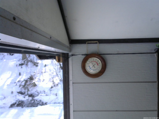 長野県菅平高原 ゆたか山荘 温度計 2026/01/01 11:00