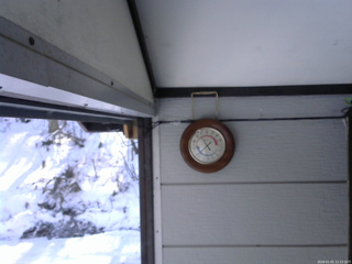 長野県菅平高原 ゆたか山荘 温度計 2026/01/01 11:15