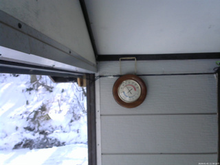 長野県菅平高原 ゆたか山荘 温度計 2026/01/01 11:30