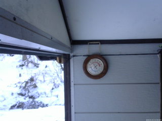 長野県菅平高原 ゆたか山荘 温度計 2026/01/01 12:30