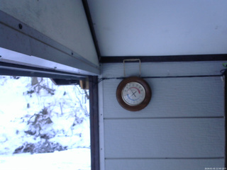 長野県菅平高原 ゆたか山荘 温度計 2026/01/01 12:45