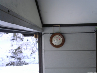 長野県菅平高原 ゆたか山荘 温度計 2026/01/01 13:30