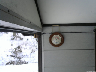 長野県菅平高原 ゆたか山荘 温度計 2026/01/01 13:45