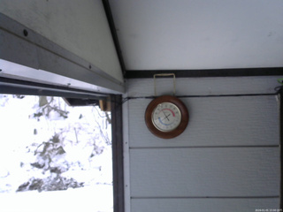 長野県菅平高原 ゆたか山荘 温度計 2026/01/01 15:00