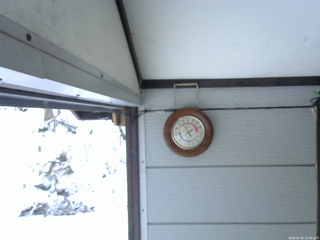 長野県菅平高原 ゆたか山荘 温度計 2026/01/01 15:30