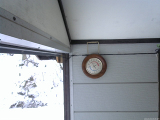 長野県菅平高原 ゆたか山荘 温度計 2026/01/01 15:45