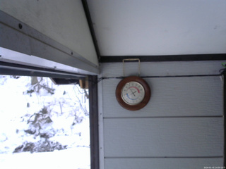 長野県菅平高原 ゆたか山荘 温度計 2026/01/01 16:00