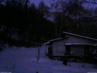 長野県菅平高原 ゆたか山荘 西側(坂上) 2026/01/02 06:30