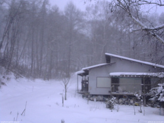 長野県菅平高原 ゆたか山荘 西側(坂上) 2026/01/02 16:30