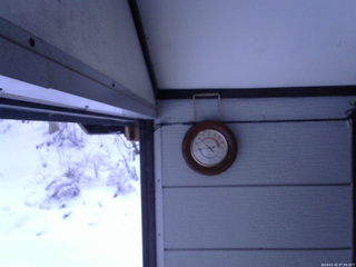 長野県菅平高原 ゆたか山荘 温度計 2026/01/02 07:00