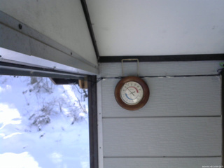 長野県菅平高原 ゆたか山荘 温度計 2026/01/02 10:00