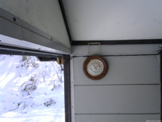 長野県菅平高原 ゆたか山荘 温度計 2026/01/02 11:15