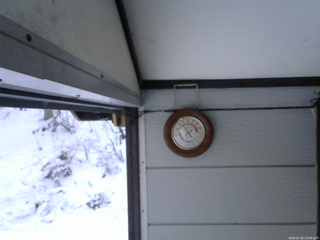 長野県菅平高原 ゆたか山荘 温度計 2026/01/02 13:00