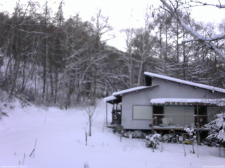 長野県菅平高原 ゆたか山荘 西側(坂上) 2026/01/03 15:30
