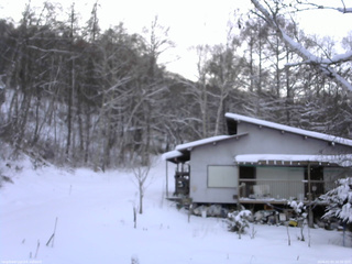 長野県菅平高原 ゆたか山荘 西側(坂上) 2026/01/03 16:30