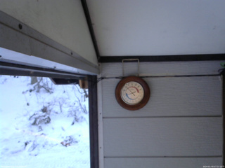 長野県菅平高原 ゆたか山荘 温度計 2026/01/03 07:15