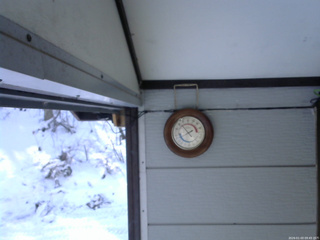 長野県菅平高原 ゆたか山荘 温度計 2026/01/03 09:45