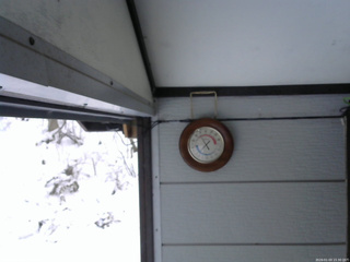 長野県菅平高原 ゆたか山荘 温度計 2026/01/03 15:30