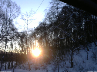 長野県菅平高原 ゆたか山荘 東側上空 2026/01/03 07:15