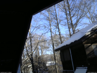 長野県菅平高原 ゆたか山荘 北側 2026/01/04 08:45