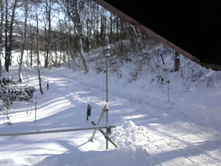 長野県菅平高原 ゆたか山荘 東側(坂下) 2026/01/04 11:00