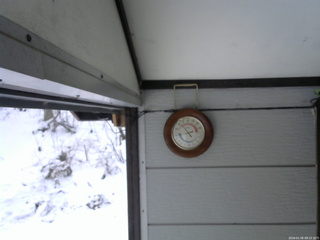 長野県菅平高原 ゆたか山荘 温度計 2026/01/05 08:15