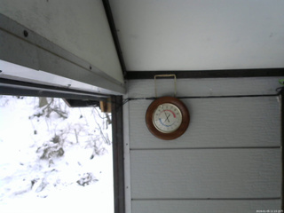 長野県菅平高原 ゆたか山荘 温度計 2026/01/05 11:15