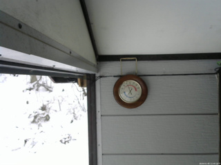 長野県菅平高原 ゆたか山荘 温度計 2026/01/05 11:45