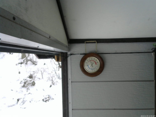 長野県菅平高原 ゆたか山荘 温度計 2026/01/05 12:30