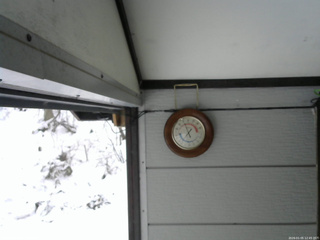 長野県菅平高原 ゆたか山荘 温度計 2026/01/05 12:45