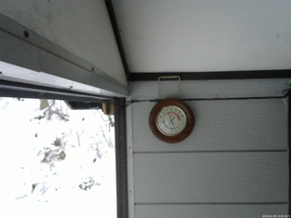 長野県菅平高原 ゆたか山荘 温度計 2026/01/05 13:00