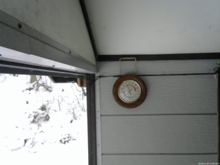 長野県菅平高原 ゆたか山荘 温度計 2026/01/05 13:30