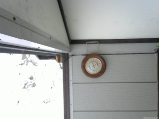 長野県菅平高原 ゆたか山荘 温度計 2026/01/05 15:00