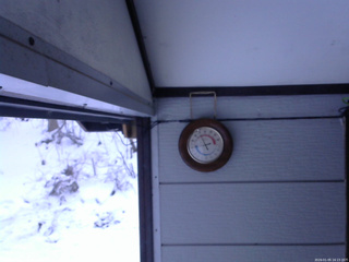 長野県菅平高原 ゆたか山荘 温度計 2026/01/05 16:15