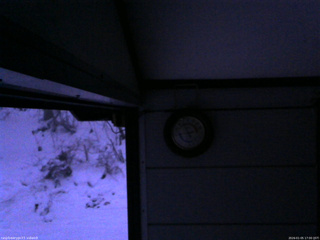 長野県菅平高原 ゆたか山荘 温度計 2026/01/05 17:00