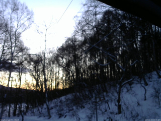長野県菅平高原 ゆたか山荘 東側上空 2026/01/05 06:45