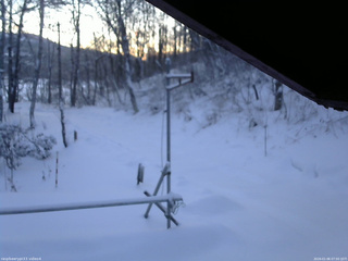 長野県菅平高原 ゆたか山荘 東側(坂下) 2026/01/06 07:00