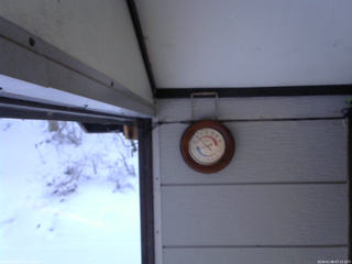 長野県菅平高原 ゆたか山荘 温度計 2026/01/06 07:15